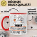 Geschenk für Konzertveranstalterin Tasse Lustige Geschenkidee Geburtstag Ich Bin Konzertveranstalterin Ich Darf Das Rot Trendation