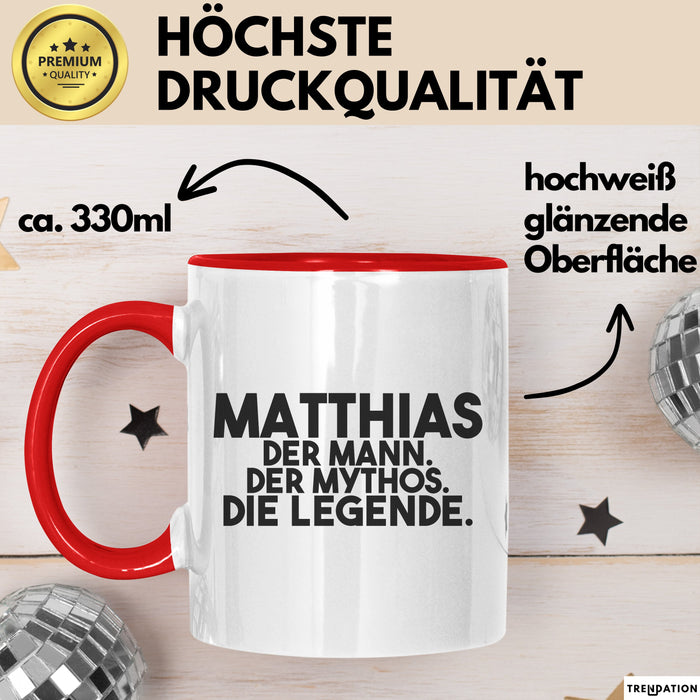 Matthias Tasse Matthias – Der Mann. Der Mythos. Die Legende. Geschenk