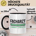 Facharzt Tasse Geschenk Werdender Arzt Geschenkidee Studium Medizin Kaffee-Becher Trendation