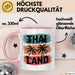 Bangkok Thailand Tasse Geschenk Lustige Geschenkidee Spruch Rosa Trendation