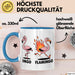 Flamingo In Flammen Tasse Geschenk Lustige Geschenkidee Spruch Blau Trendation