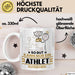 Athlet Geschenk Tasse So Gut Kann Nur Ein Athlet Aussehen Geschenkidee Kaffee-Becher Weiß Trendation