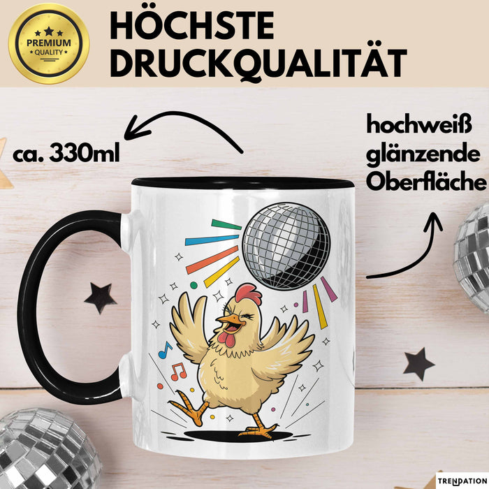 Hühnerliebhaber Tasse Geschenkidee für Geflügel Fans Trendation