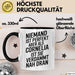 Cornelia Tasse Geschenk Niemand Ist Perfekt Cornelia Verdammt Nah Dran Geschenkidee Schwarz Trendation