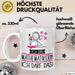 Geschenk für Mathematikerin Tasse Lustige Geschenkidee Geburtstag Ich Bin Mathematikerin Ich Darf Das Weiß Trendation