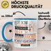 Konzertveranstalterin Geschenk Becher Tasse Gott Schuf Alle Menschen Gleich Nur Die Besten Durfeten Konzertveranstalterin Werden Geschenkidee Lustig Blau Trendation