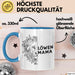 Mama Muttertag Tasse Becher Geschenk Lustige Geschenkidee Spruch Löwen Mama Blau Trendation