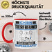 Tierfreund Tasse Geschenk für Tierfreund Geburtstag Lustiger Spruch Kaffee-Becher Was Ist Deine Superkraft Rot Trendation