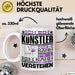 Künstler Geschenk Tasse Geschenkidee für Künstler Geburtstag Lustiger Spruch Ich Bin Künstler Ich Kann Es Dir Erklären Aber Nicht Für Dich Verstehen Weiß Trendation