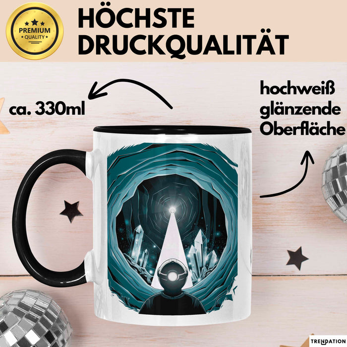 Höhlenforscher Tasse Geschenk Lustige Geschenkidee Spruch Für Höhlen Entdecker Trendation