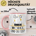 Model Tasse Geschenk Ich Bin Model Und Du So Geschenkidee Lustiger Spruch Becher Rosa Trendation