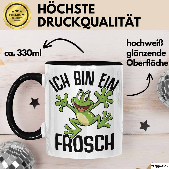 Frosch-Liebhaber Tasse Geschenk Ich Bin Ein Frosch Jungs Trendation