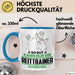 Reittrainer Geschenk Tasse So Gut Kann Nur Ein Reittrainer Aussehen Geschenkidee Kaffee-Becher Blau Trendation