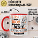 Beste Tonstudio-Besitzerin Der Welt Tasse Geschenk für Eine Tonstudio-Besitzerin Geprüft Und Sicher Geschenkidee Geburtstag Weihnachten Rot Trendation