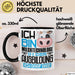 Milchtechnologe Ausbildung Tasse Geschenk Ich Bin Milchtechnologe In Der Ausbildung Ich Darf Das Geschenkidee Spruch Schwarz Trendation