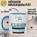 Aquarianerin Weil Es Keinen Schöneren Beruf Gibt Tasse Geschenk für Eine Aquarianerin Lustig Blau Trendation