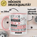 Tierverhaltensforscherin Geschenk Becher Tasse Gott Schuf Alle Menschen Gleich Nur Die Besten Durfeten Tierverhaltensforscherin Werden Geschenkidee Lustig Rosa Trendation
