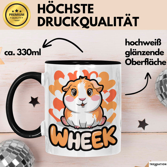 Meerschweinchen Tierliebhaber Tasse Geschenk Lustige Geschenkidee Spruch Wheek Trendation