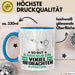 Vogelbeobachter Geschenk Tasse So Gut Kann Nur Ein Vogelbeobachter Aussehen Geschenkidee Kaffee-Becher Blau Trendation