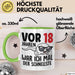 18. Geburtstag Tasse Geschenk Jungs Vor 8 Jahren War Ich Mal Der Schnellste Grün Trendation