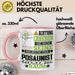Posaunist Geschenk Tasse Lustiger Spruch Erheben Sie Sich Der Posaunist Betritt den Raum Rosa Trendation