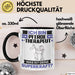 Pferdetherapeut Tasse Geschenk für Pferdetherapeut Geburtstag Lustiger Spruch Kaffee-Becher Was Ist Deine Superkraft Schwarz Trendation