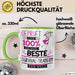 Survival-Trainerin Geschenk Becher Tasse Gott Schuf Alle Menschen Gleich Nur Die Besten Durfeten Survival-Trainerin Werden Geschenkidee Lustig Grün Trendation