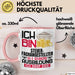 Steuerfachangestellter Ausbildung Tasse Geschenk Ich Bin Steuerfachangestellter In Der Ausbildung Ich Darf Das Geschenkidee Spruch Rosa Trendation