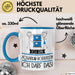 Geschenk für Aquarium-Hobbyistin Tasse Lustige Geschenkidee Geburtstag Ich Bin Aquarium-Hobbyistin Ich Darf Das Blau Trendation