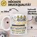 Reittherapeutin Tasse Geschenk Lustig Abstand Halten Hochleistungs-Reittherapeutin Mit Drang Zur Perfektion Bei Der Arbeit Weiß Trendation
