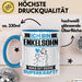 Enkelsohn Tasse Geschenk für Enkelsohn Geburtstag Lustiger Spruch Kaffee-Becher Was Ist Deine Superkraft Blau Trendation