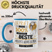 Beste Abenteuerreisende Der Welt Tasse Geschenk für Eine Abenteuerreisende Geprüft Und Sicher Geschenkidee Geburtstag Weihnachten Blau Trendation