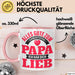 Papa Geburtstag Geschenkidee Tasse Alles Gute Zum Geburtstag Papa Ich Hab Dich Lieb Becher Rosa Trendation