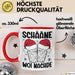 Weihnachten Tasse Geschenk Schääne Woi Nachde Kaffee-Becher Rot Trendation