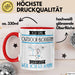Outdoor-Bloggerin Tasse Geschenk Ich Bin Outdoor-Bloggerin Warum Weil Ich Es Kann Geschenkidee Geburtstag Rot Trendation