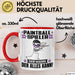 Paintballspieler Tasse Geschenk für Paintballspieler Der Mann Der Alles Kann Geschenkidee zum Geburtstag Rot Trendation