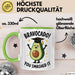 Schüler Abschluss Avocados Tasse Geschenk Lustige Geschenkidee Spruch Bravocado Grün Trendation
