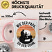 Papa Vatertag Vater Sohn Tasse Becher Geschenk Lustige Geschenkidee Spruch Wie Der Papa So Der Sohn Rosa Trendation