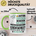 Leichtathlet Geschenk Tasse Lustiger Spruch Erheben Sie Sich Der Leichtathlet Betritt den Raum Grün Trendation