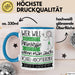 Vogel-Adoptierende Tasse Geschenk Spruch Wer Will Schon Prinzessin Sein Wenn Man Auch Vogel-Adoptierende Sein Kann Blau Trendation