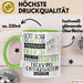 Trekking-Enthusiastin Geschenk Becher Tasse Gott Schuf Alle Menschen Gleich Nur Die Besten Durfeten Trekking-Enthusiastin Werden Geschenkidee Lustig Grün Trendation