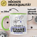 Straßenmusiker Geschenk Tasse So Gut Kann Nur Ein Straßenmusiker Aussehen Geschenkidee Kaffee-Becher Grün Trendation