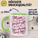 Mama Tasse Geschenk Mom I Tried Perfect Gift You Have Me Geschenkidee Muttertag Grün Trendation