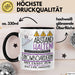 Snowboarderin Tasse Geschenk Lustig Abstand Halten Hochleistungs-Snowboarderin Mit Drang Zur Perfektion Bei Der Arbeit Trendation