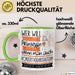 Konzertveranstalterin Tasse Geschenk Spruch Wer Will Schon Prinzessin Sein Wenn Man Auch Konzertveranstalterin Sein Kann Grün Trendation