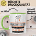Hundepflegerin Weil Es Keinen Schöneren Beruf Gibt Tasse Geschenk für Eine Hundepflegerin Lustig Grün Trendation