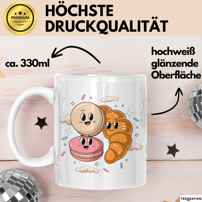 Bäcker Gebäck Tasse Geschenk Lustige Geschenkidee Spruch Für Gebäck Liebhaber Weiß Trendation