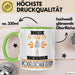 Vogelschützerin Tasse Geschenk Becher Stark Attraktiv Furchtlos Vogelschützerin Lustige Geschenkidee Grün Trendation