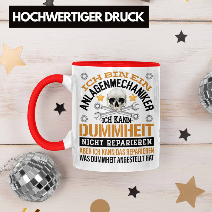 Anlagenmechaniker Tasse Geschenk Spruch Männer Trendation