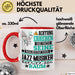 Jazz-Musiker Geschenk Tasse Lustiger Spruch Erheben Sie Sich Der Jazz-Musiker Betritt den Raum Rot Trendation